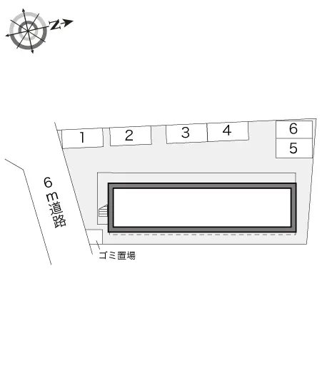 ★手数料０円★大府市若草町１丁目　月極駐車場（LP）